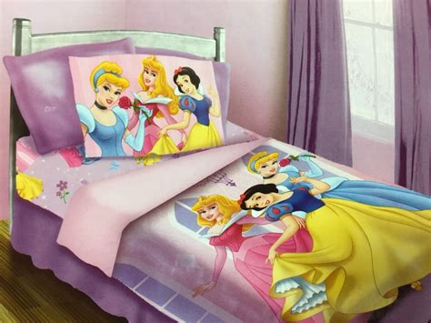 BRAND NEW OFFICIAL DISNEY PRINCESS 4 PIECES TWIN BED COMFORTER SET | eBay