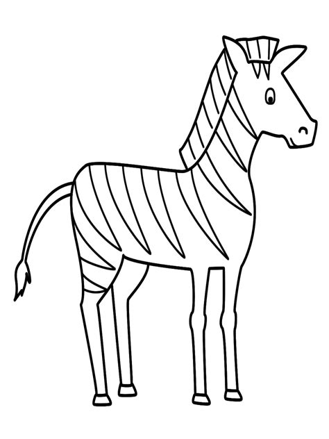 Zebra Line Drawing at PaintingValley.com | Explore collection of Zebra Line Drawing