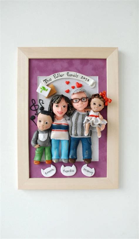 Buy Personalized Family Sculpture 40th Anniversary Gift for Online in India - Etsy | 40th ...