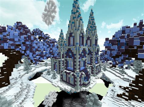 Small Ice castle Minecraft Map