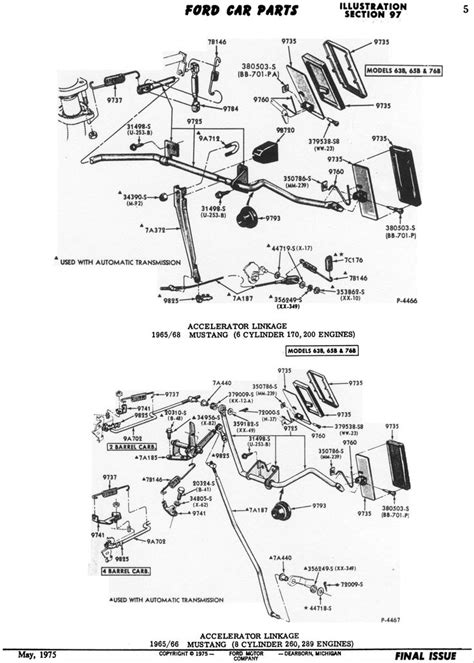 1965 Mustang Engine 289 Diagram