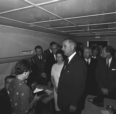 1 Swearing in of Lyndon B. Johnson as President after the assassination ...