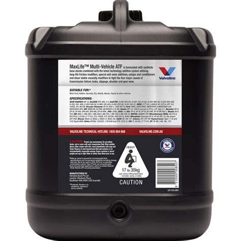 Valvoline Maxlife Multi-Vehicle ATF 20 Litre | Supercheap Auto New Zealand