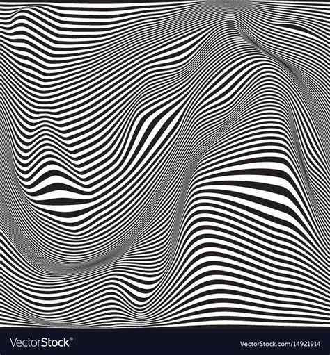 Abstract seamless ripple pattern repeating Vector Image