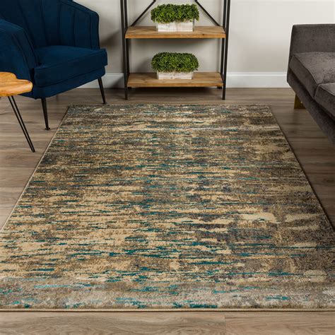 Casual Stripe Area Rug // Teal (3' x 5') - Addison Rugs - Touch of Modern