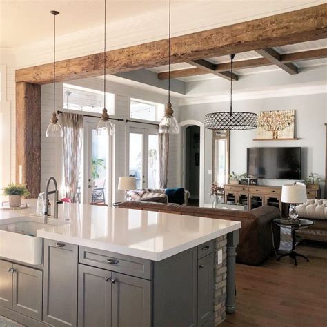 Pin on Exposed wood ceiling beams