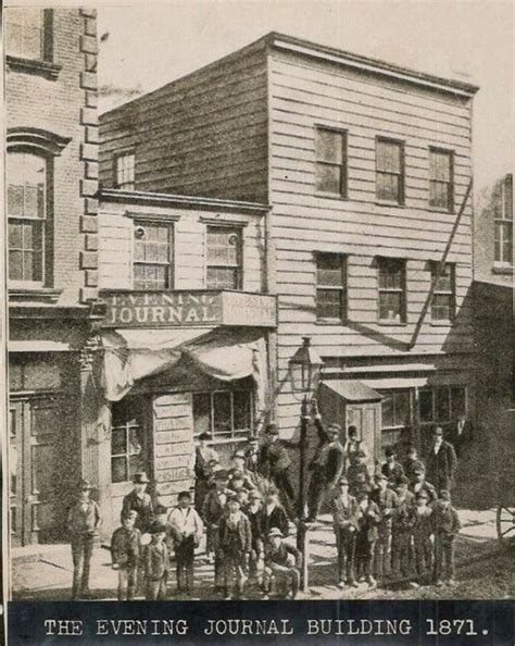 The Evening Journal building in 1871. Forerunner of The Jersey Journal ...