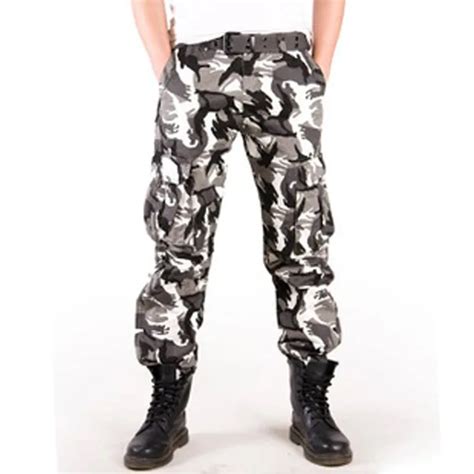 2017 Man Real Photo Outwear Mens Camouflage Pants Fashion Multi Pockets ...