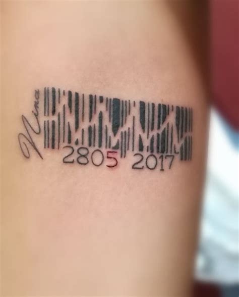 Barcode Tattoo Wrist