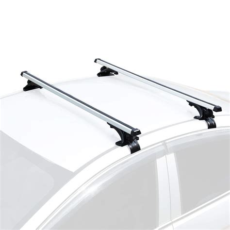 AUXMART Universal Roof Rack Adjustable 48" Cross Bars Aluminum Cargo Carrier Rooftop Crossbars ...