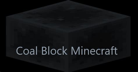 What is Coal Block Minecraft, And How to Make Coal Block in Minecraft ...