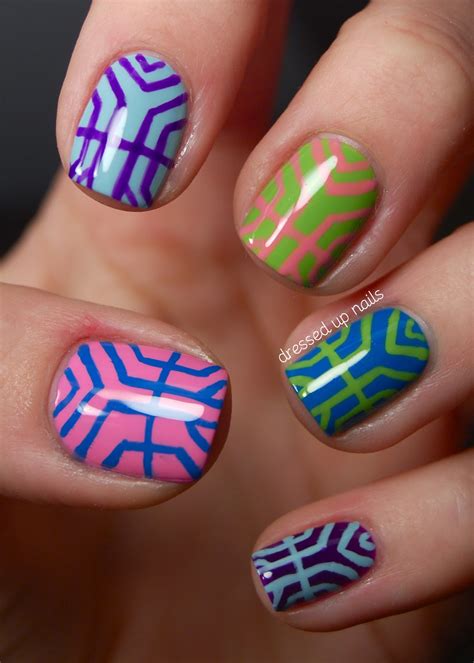 Dressed Up Nails: The Digit-al Dozen Does Art day 1 - art deco inspired