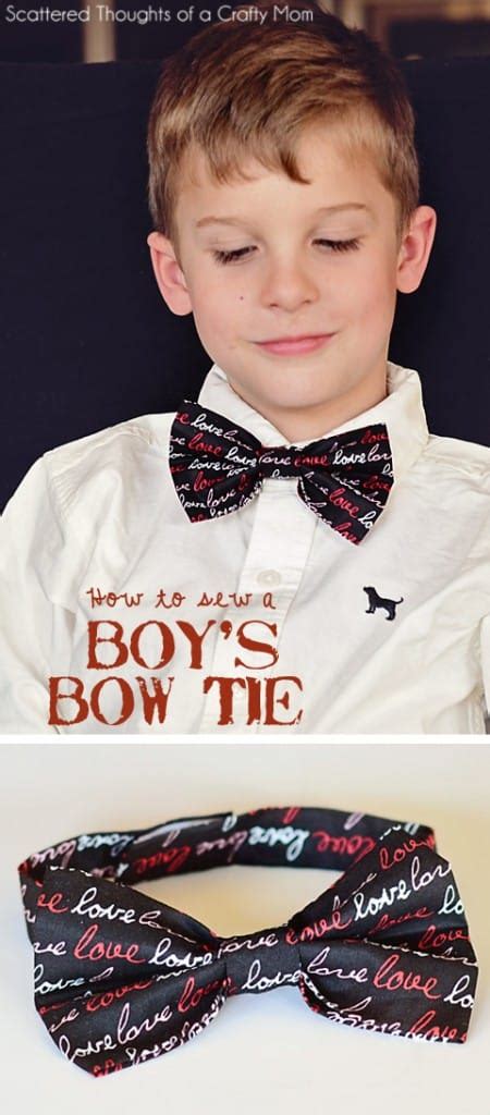 Boy's Bow Tie Tutorial - Scattered Thoughts of a Crafty Mom by Jamie ...