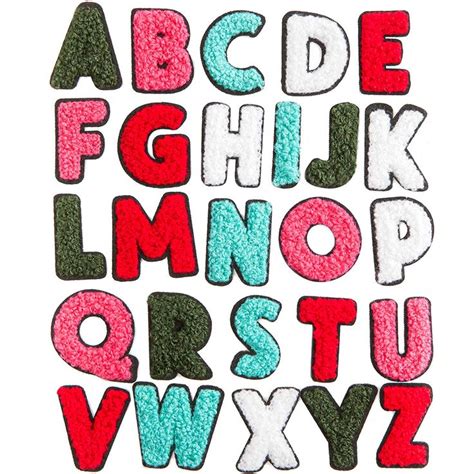 52 Pieces Iron On Patches, A-Z Patch Letters (1.4 x 1.3 in) | Lettering alphabet, Lettering ...