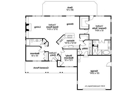 Lovely Split Bedroom Ranch House Plans - New Home Plans Design