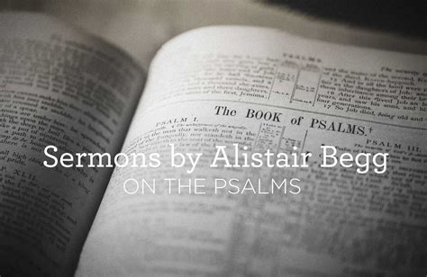 Sermons by Alistair Begg on the Psalms