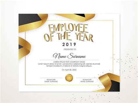 Employee Of The Year / Printable Employee Of The Year Certificates : Sample nomination letter ...