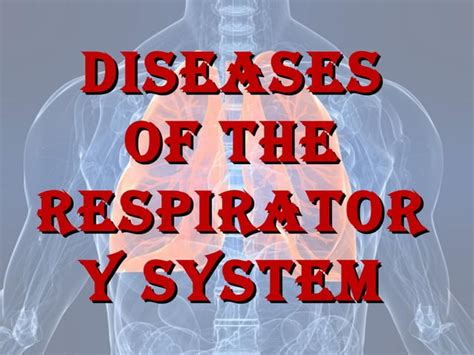 Diseases of the respiratory system | PPT