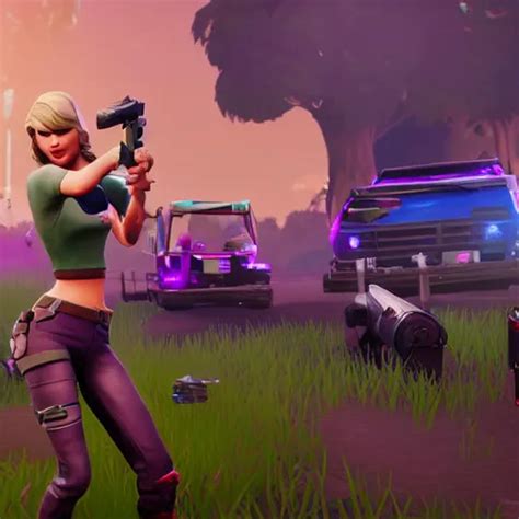 screenshot of taylor swift in fortnite | Stable Diffusion