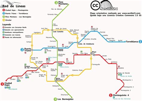 Seville Metro - Maplets Planer, Map Of Spain, Train Map, Metro Map, Metro System, Tourist Map ...