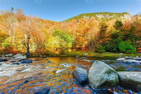 Adirondacks Fall Foliage, New York 16192165 Stock Photo at Vecteezy