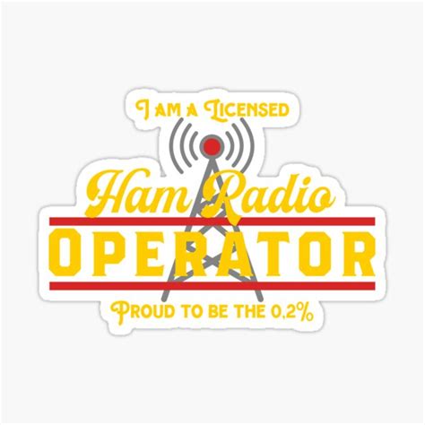 Ham Radio Operator Stickers | Redbubble