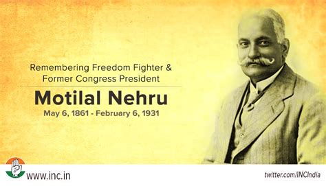 We pay tribute to shri motilal nehru on his death anniversary today. - scoopnest.com