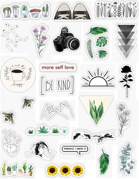 Minimalist Stickers | Hydroflask stickers, Tumblr stickers, Aesthetic ...