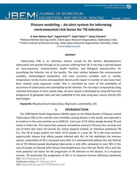 (PDF) Journal of Biomedical Engineering and Medical Imaging