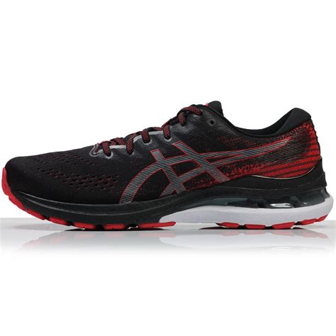 Asics Gel Kayano 28 Men's Running Shoe - Black/Electric Red | The ...