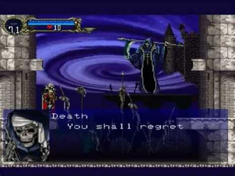 Castlevania Symphony of the Night (Alucard entrance and Death) - YouTube