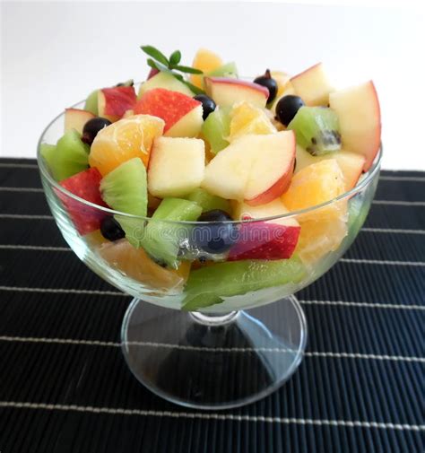 Fruit Salad on White Background Stock Photo - Image of kiwi, background: 104132736