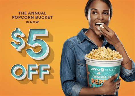 AMC Annual Popcorn Bucket - Movie Theater Prices