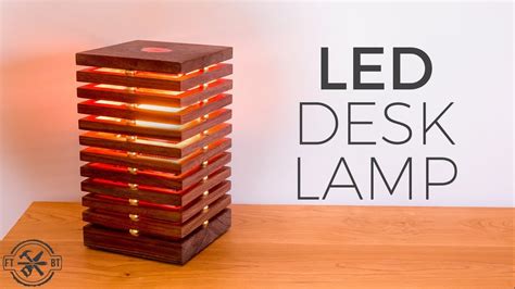 DIY Desk Lamp with Color Changing LED Light - YouTube