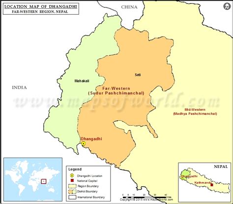 Where is Dhangadhi| Location of Dhangadhi in Nepal Map