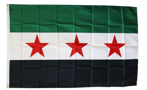 Buy Syria - 3'X5' Polyester Flag (Syrian National Council) | Flagline