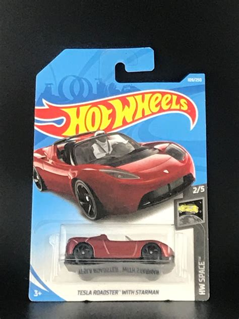 HOT WHEELS TESLA ROADSTER WITH STARMAN 2/5 HW SPACE # 109/250 ...