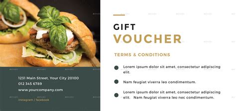 Restaurant Voucher, Print Templates | GraphicRiver