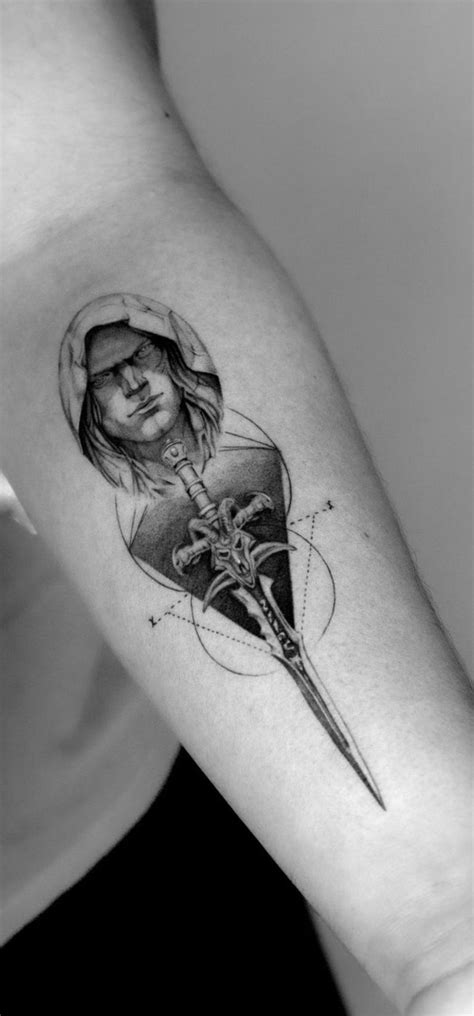 My First Tattoo - Arthas & Frostmourne : r/classicwow