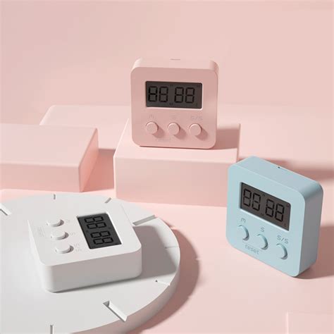 INS Electronic Timer Students Study Reminder Alarm Clock Solid Color ...