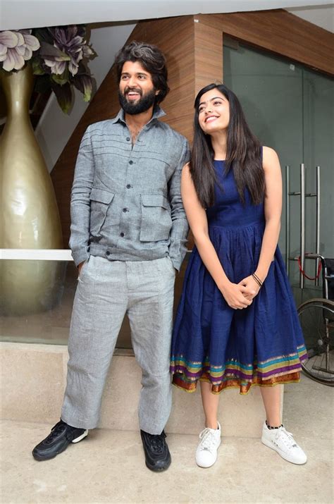 Rashmika Mandanna @ Dear Comrade Movie Trailer Launch Photos - South Indian Actress