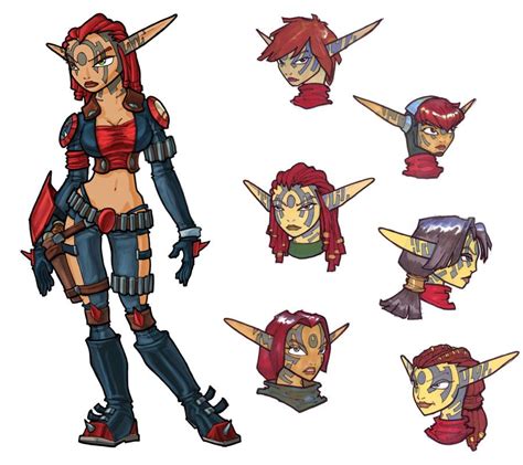 Ashelin | Jak & daxter, Character art, Heroes united