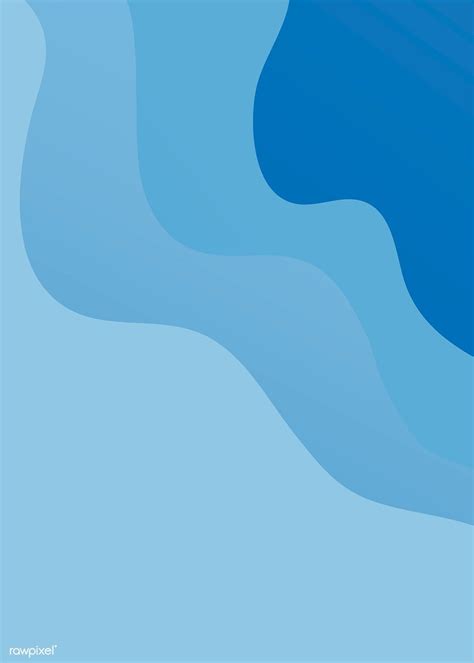 Blue flowing abstract background vector | free image by rawpixel.com / Aum | Abstract ...