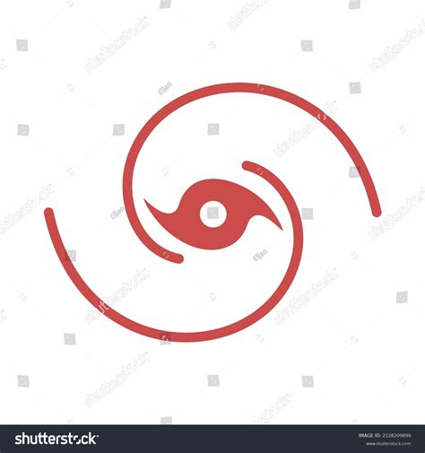 Storm Hurricane Tornado Warning Symbol Vector Stock Vector (Royalty ...