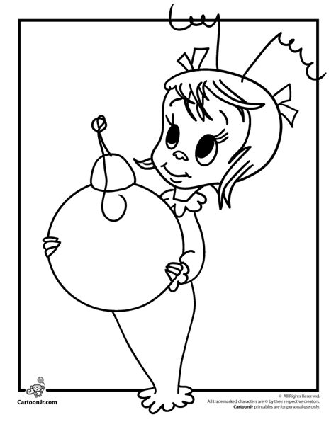 Printable Cindy Lou Who Coloring Pages