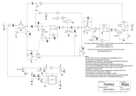 All About The Klon Centaur: Clones, Schematics, History, Kits - Guitar ...