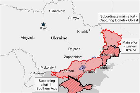 Map Shows Territory Gained and Lost by Russia in Ukraine War - Bloglimy