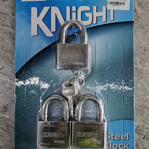 KNiGHT 50mm KEY ALIKE Steel Padlock