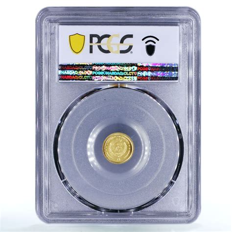 Palau 1 dollar Roman Empire Series Romulus Augustulus MS70 PCGS gold coin 2012 | Coinsberg