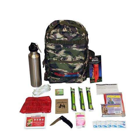 Ready America 1-Person Essentials Outdoor Survival Kit-70105 - The Home Depot